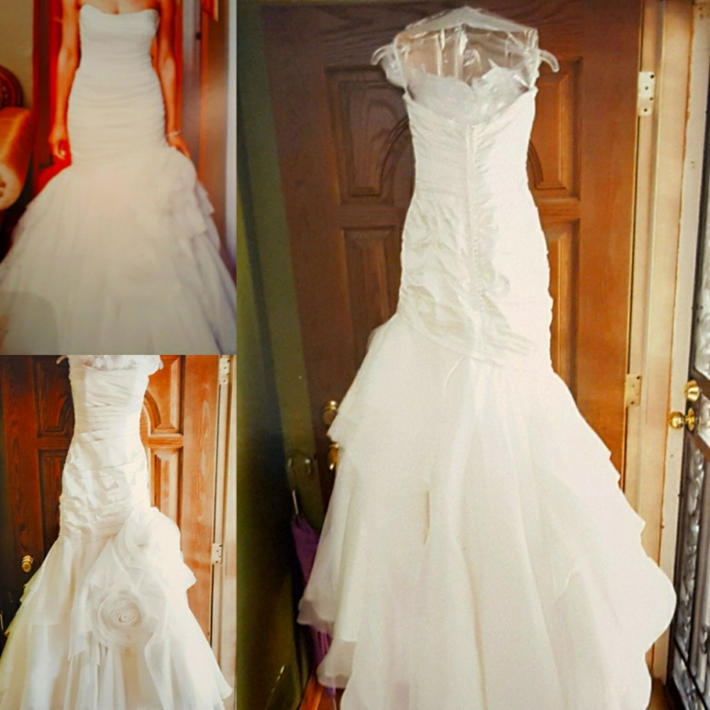 White wedding dress